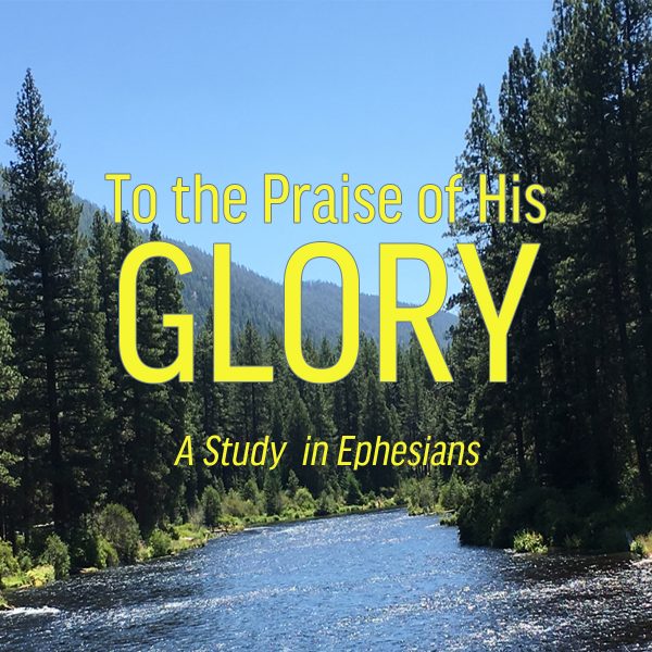 Sermon series artwork with the words To the Praise of His Glory: A Study in Ephesians